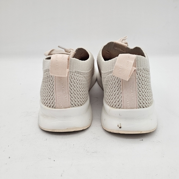 Rollie Bone & Blush Bolt Overlay Lace UpRound Toe Breathable Sneaker Size 9 - Picture 10 of 10